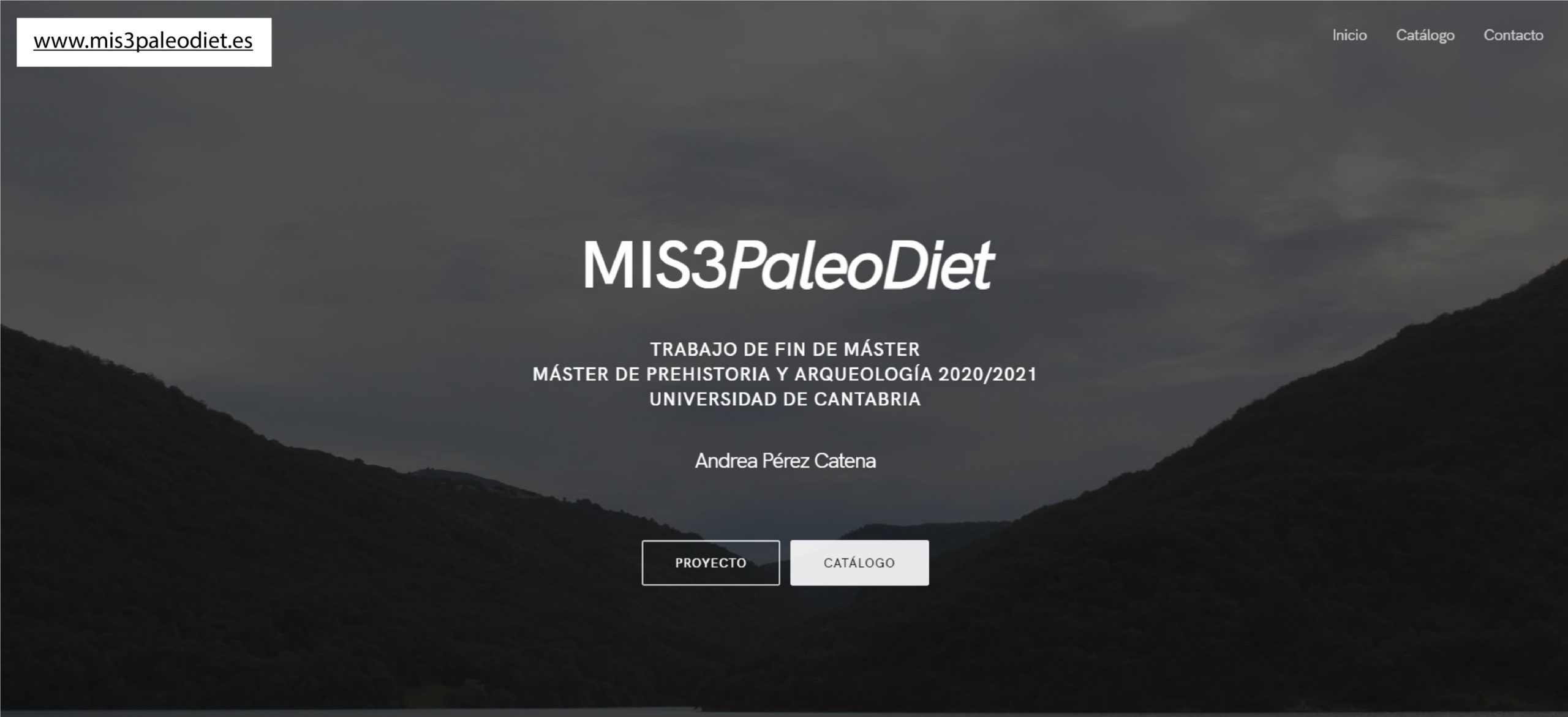 MIS3 PaleoDiet