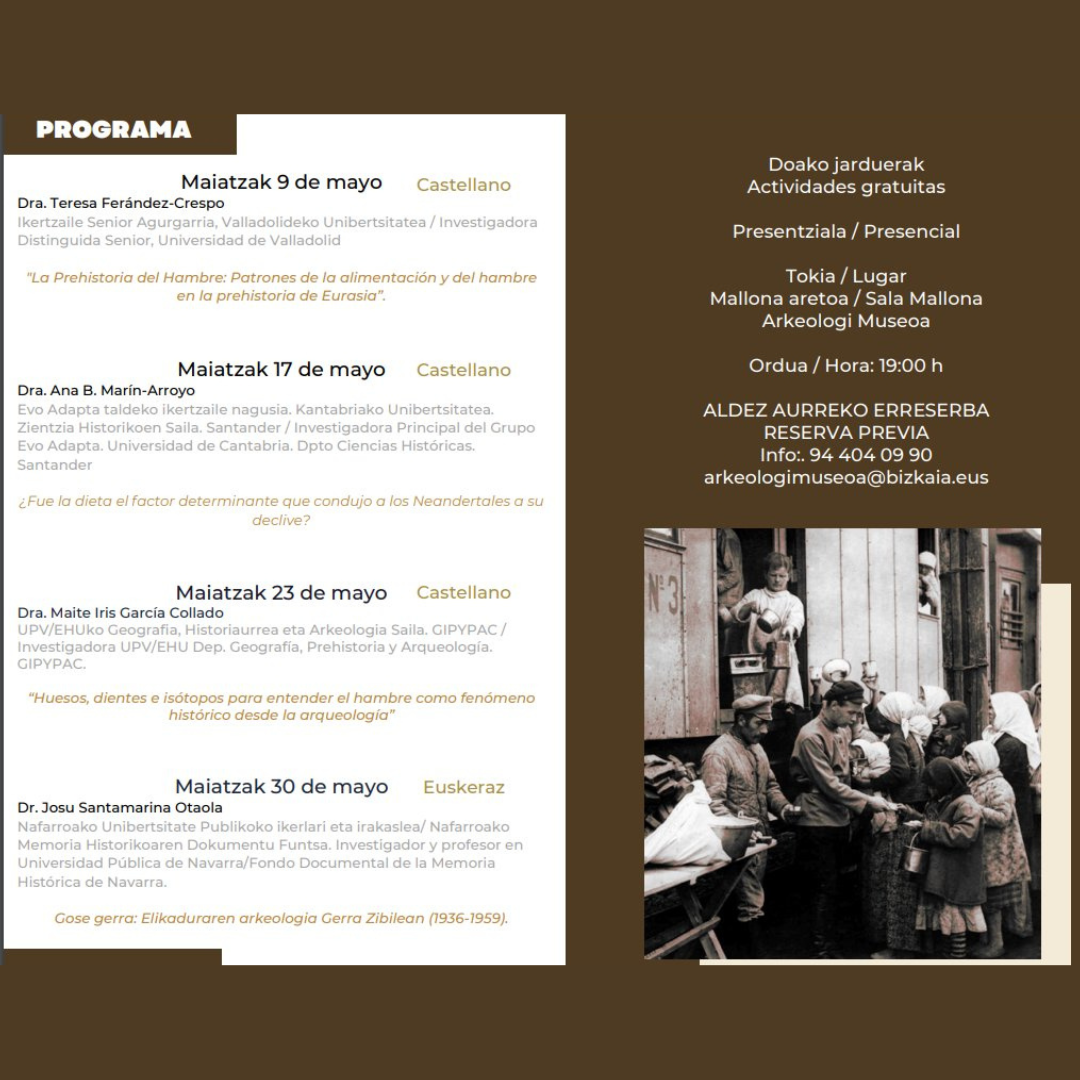 Participation in the XV. Achaeological Meetings in Bilbao